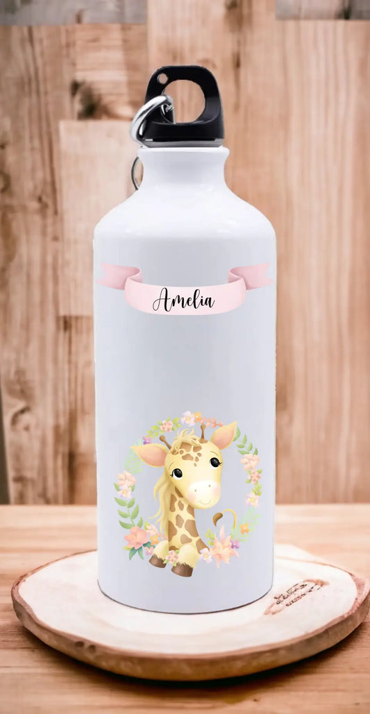 Personalised Baby Girl Aluminium Bottle