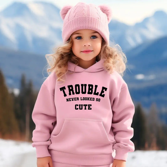 Kids Trouble never looked so cute hoodie