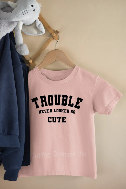 Kids Trouble Never Looked So Cute T shirt