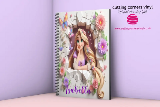 Rapunzel A5 3D Affect Notebook